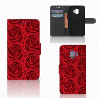 Samsung Galaxy J2 Pro 2018 Hoesje Red Roses