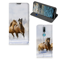 Nokia 2.4 Hoesje maken Paarden - thumbnail