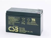 CSB Battery EVX 1272 Loodaccu 12 V 7.2 Ah Loodvlies (AGM) (b x h x d) 151 x 99 x 65 mm Kabelschoen 6.35 mm Cyclusbestendig, Onderhoudsvrij, Geringe