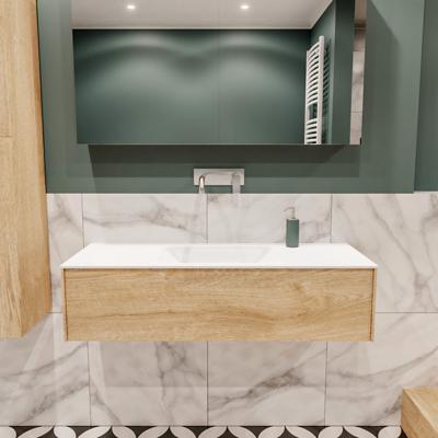 Lush onderkast 120cm in kleur WASHED OAK met 1 lade Push tot open geschikt voor gecentreerde wastafel. Compleet met solid surface wastafel cloud M35162met 0 kraangat(en) Lush onderkast 120cm in kleur WASHED OAK met 1 lade Push tot open geschikt voor gecentreerde wastafel. Compleet met solid surface wastafel cloud M35162met 0 kraangat(en)