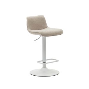 Kave Home Barkruk Zend Chenille - Beige