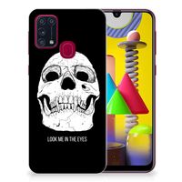 Silicone Back Case Samsung Galaxy M31 Skull Eyes