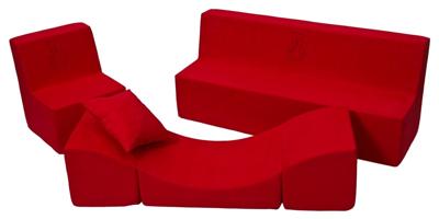 Viking Choice  Peuter meubelset compleet rood