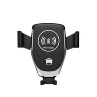 DIH Telefoonhouder/ Snellader met QI Lader - 10 Watt - Zwart