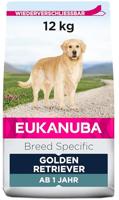 EUKANUBA Breed Specific - droog premium hondenvoer met kip voor volwassen honden optimaal afgestemd op de behoeften van Golden Retrievers, 12 kg