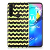 Motorola Moto G8 Power TPU bumper Waves Yellow