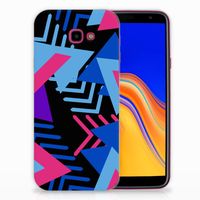 Samsung Galaxy J4 Plus (2018) TPU Hoesje Funky Triangle