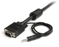 StarTech.com 15m Coax Hoge Resolutie VGA Monitorkabel met Audio HD15 M/M - thumbnail