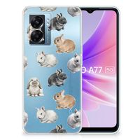 TPU Hoesje voor OPPO A77 | A57 5G Konijntjes