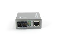 LevelOne FVT-0104TXFC netwerk media converter 100 Mbit/s Single-mode Zwart - thumbnail