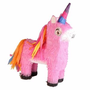 Party pinata roze eenhoorn 40 cm