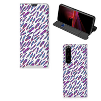 Sony Xperia 1 III Hoesje met Magneet Feathers Color - thumbnail