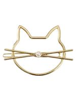 Casual Home Cat Pattern Pearl Hair Accessories Hair Clips