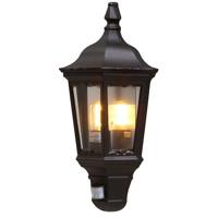 KonstSmide Zwarte buitenlamp Firenze met bewegingsmelder 7230-750