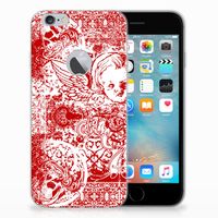 Silicone Back Case Apple iPhone 6 Plus | 6s Plus Angel Skull Rood