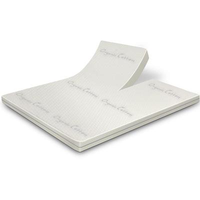 Splittopper Organic Cotton Koudschuim 240x200 dikte 9 cm