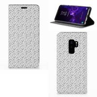 Samsung Galaxy S9 Plus Hoesje met Magneet Stripes Dots