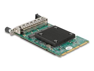 DeLOCK OCP 3.0 Card to 4 x RJ45 Gigabit LAN netwerkadapter