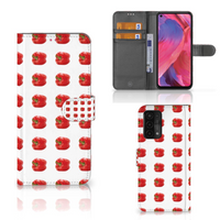 OPPO A54 5G | A74 5G | A93 5G Book Cover Paprika Red - thumbnail