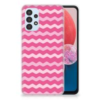 Samsung Galaxy A13 4G TPU bumper Waves Pink