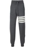 Thom Browne pantalon de jogging à détails rayés - Gris - thumbnail