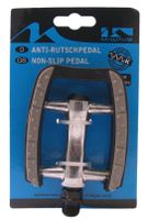 M-Wave Platformpedaal Stadsfiets Non-slip 9/16 Inch Grijs Set - thumbnail