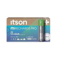 ITSON, gebruiksklare AAA Pro oplaadbare NiMH-batterijen, 930 mAh, verpakking van 8, ideaal voor camera's, gamecontrollers, kinderspeelgoed, HHR03-930IT/8CP
