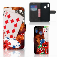 Honor 10 Lite Wallet Case met Pasjes Casino