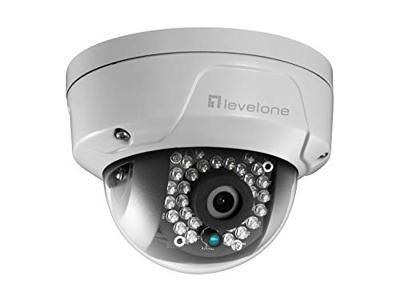 LEVEL ONE IP CAMERA GEEN WIFI DOMO BUITEN 3840X2160 4K IR LED SOLO POWER POE