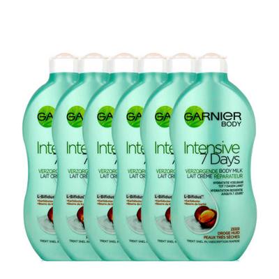 Garnier Body Intensive 7 Days voedende bodymilk Karité boter - 6x 400ml multiverpakking Garnier Body Intensive 7 Days voedende bodymilk Karité boter - 6x 400ml multiverpakking
