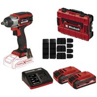 Einhell Power X-Change IMPAXXO 18/230 (2x3,0 Ah), E-Case 4326445 Accu-slagmoersleutel 230 Nm 18 V Aantal meegeleverde accus: 2 3 Ah Li-ion Incl. 2 accus, Incl. - thumbnail