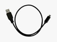 PARAT USB data-/laadkabel - USB type-A naar USB-C - lengte 0,5 m - zwart