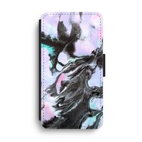 Pastel zwart: iPhone XS Max Flip Hoesje