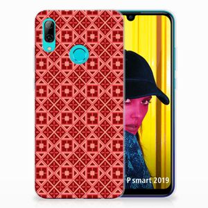 Huawei P Smart 2019 TPU bumper Batik Rood