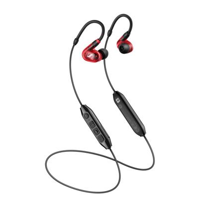 Sennheiser IE 100 PRO Headset Draadloos In-ear Oproepen/muziek Bluetooth Zwart, Rood