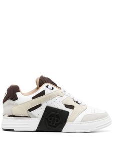 Philipp Plein baskets Phantom Street en cuir - Blanc