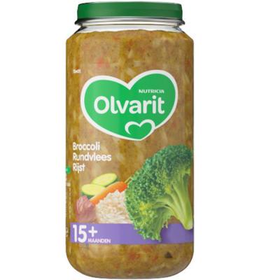 Olvarit Olvarit Broccoli Rundvlees Rijst 15m05 (250g)
