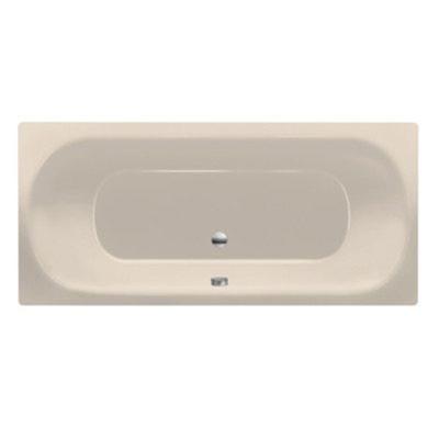 Ligbad Inbouw Xenz Cuba Rechthoek 1-2 Persoons Duobad 80x180x48cm Acryl Creme Mat met Poten