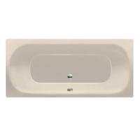 Ligbad Inbouw Xenz Cuba Rechthoek 1-2 Persoons Duobad 80x180x48cm Acryl Creme Mat met Poten