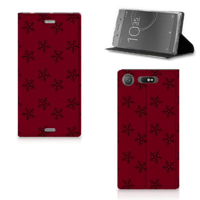 Sony Xperia XZ1 Hoesje met Magneet Sterren Sony Xperia XZ1 Hoesje met Magneet Sterren