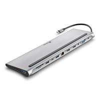 NGS Wonder Dock 12 - USB 3.0 Type-C Hub, 12-in-1 hub met meerdere poorten, Power Delivery snel opladen, HDMI, VGA, RJ45, SD/TF, brede compatibiliteit (laptops, MacBook, mobiele telefoons), compact,