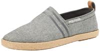 Tommy Hilfiger Heren Espadrilles Basic Tommy Platte Doek Schoenen, Zwart, 40 EU