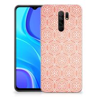 Xiaomi Redmi 9 TPU bumper Pattern Orange