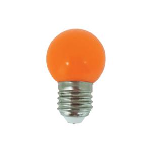 LightMe LM85255 LED-lamp Energielabel G (A - G) E27 Kogel 1 W Oranje (Ø x l) 45 mm x 69 mm 1 stuk(s)