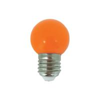 LightMe LM85255 LED-lamp Energielabel G (A - G) E27 Kogel 1 W Oranje (Ø x l) 45 mm x 69 mm 1 stuk(s)