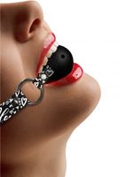 Breatheable Ball Gag - Love Street Art Fasion - Black