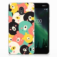 Nokia 2 Telefoonhoesje met Naam Bears - thumbnail