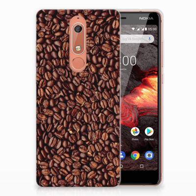 Nokia 5.1 (2018) Siliconen Case Koffiebonen Nokia 5.1 (2018) Siliconen Case Koffiebonen