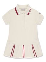 Moncler Enfant robe-polo à design tissé - Tons neutres