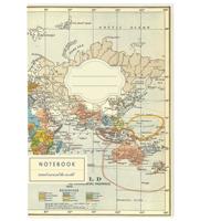 Moses notitieschriften met reisthema 64 pagina's set van 3 stuks